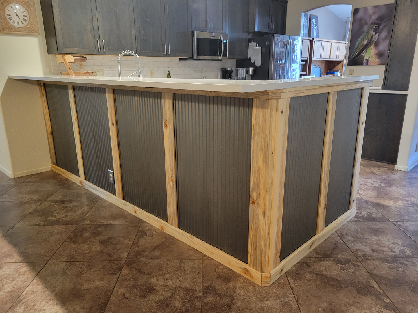 Colorado Corrugated Metal Wainscoting Rolls